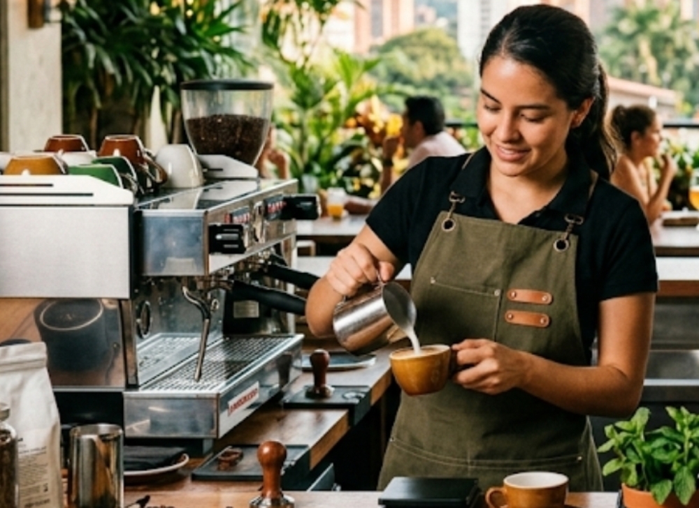 Barista de Cafetería